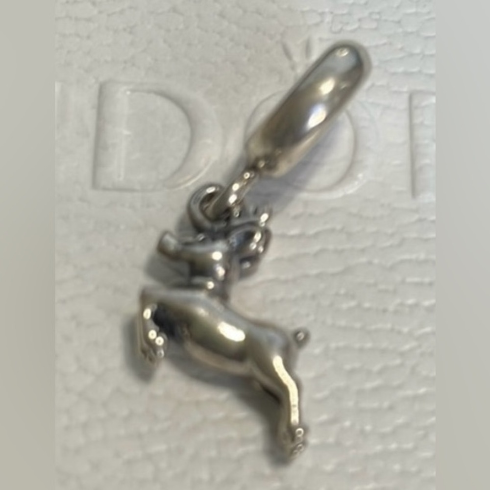 Pandora Silver Jumping Reindeer Charm